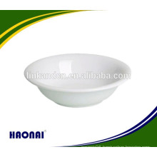 Oval shape porcelain bowl for hotel with customized logo